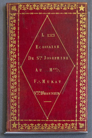 France, Seine-et-Marne, Fontainebleau, castle of Fontainebleau listed as World Heritage by UNESCO, Napoleon I Museum, minutes of the dedication of the Scottish lodge of Sainte-Josephine, 1805 Masonic plaque from the library of his Venerable Honorary Marshal Murat relating the integration of the lodge into the Grand Orient in 1805 in the wake of the Concordat (Masonic ) of December 1804 which unites the Ancient and Accepted Scottish Rite with the Grand Orient of France and its installation by the Grand Officers of the obedience