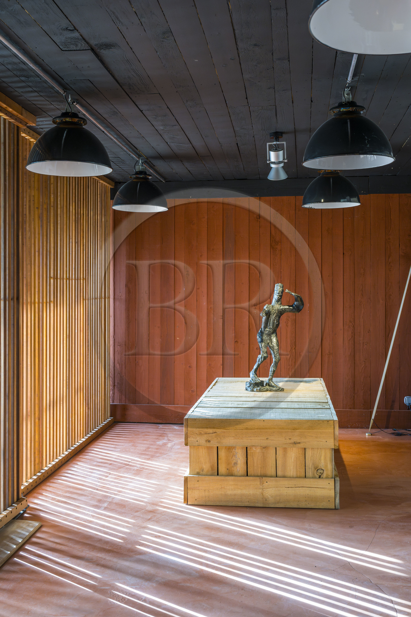 France, Bouches-du-Rhône (13), Marseille, quartier des Goudes, La Friche de l'Escalette, sculptures de l'artiste Germaine Richier, L'Homme-forêt