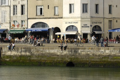 France, Charente-Maritime (17), La Rochelle, le Vieux Port, le quai Duperré