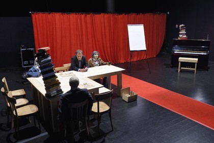 France, Var, Toulon, Théatre Liberté, actor and director Charles Berling also director of Théatre Liberté and Châteauvallon-Liberté (national stage)