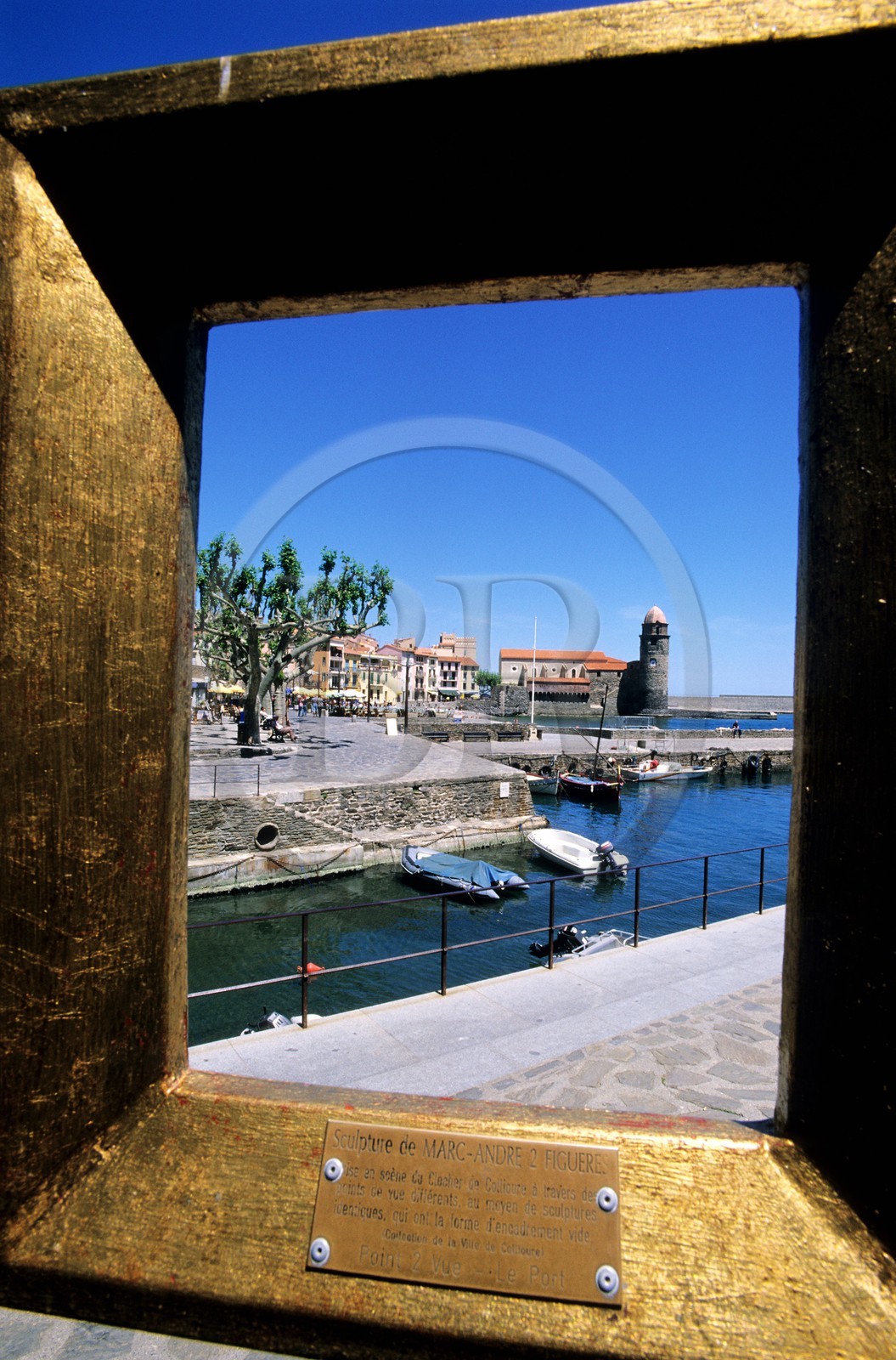 France, Pyrénées-Orientales (66), Collioure, le petit port et Notre-Dame-des-Anges