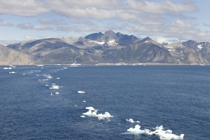 Groenland, région méridionale, iceberg au large du Cap Farvel (Farewell)