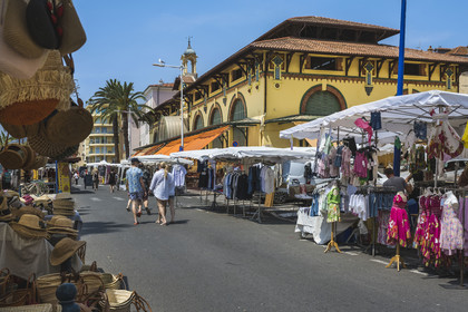 France, Alpes-Maritimes, Menton, municipal covered market
