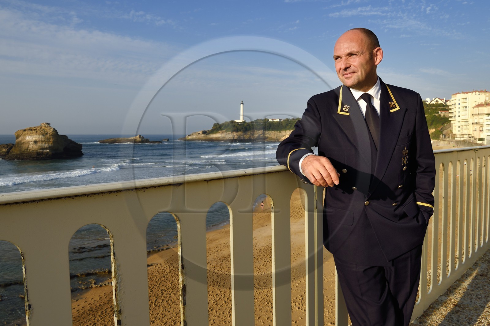 France, Pyrénées-Atlantiques (64), Pays-Basque, Biarritz, Hotel du Palais, le chef concierge et Clefs d'Or Olivier Pasquet