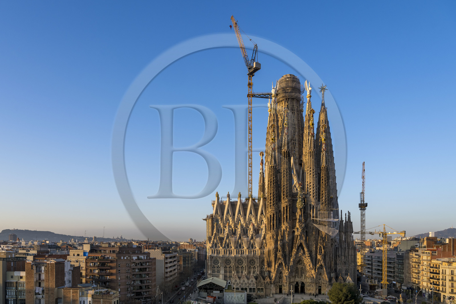 Espagne, Catalogne, Barcelone, quartier de l'Eixample, basilique de la Sagrada Familia de l'architecte du modernisme catalan Antoni Gaudi classée Patrimoine Mondial de l'UNESCO, façade de la Nativité Espagne, Catalogne, Barcelone, quartier de l'Eixample, basilique de la Sagrada Familia de l'architecte du modernisme catalan Antoni Gaudi classée Patrimoine Mondial de l'UNESCO, façade de la Nativité