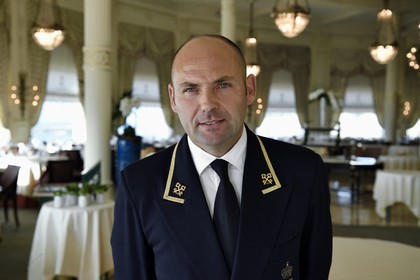 France, Pyrénées-Atlantiques (64), Pays-Basque, Biarritz, Hotel du Palais, le chef concierge et Clefs d'Or Olivier Pasquet