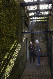 France, Moselle, Fensch Valley, Neufchef, old iron mine of Hayange entrance
