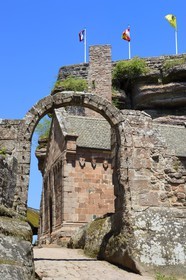 France, Bas Rhin, Saverne, Haut Barr castle dated 11th to 14th century