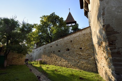 Romania, Transylvania, Cincsor, the 13th century fortified church