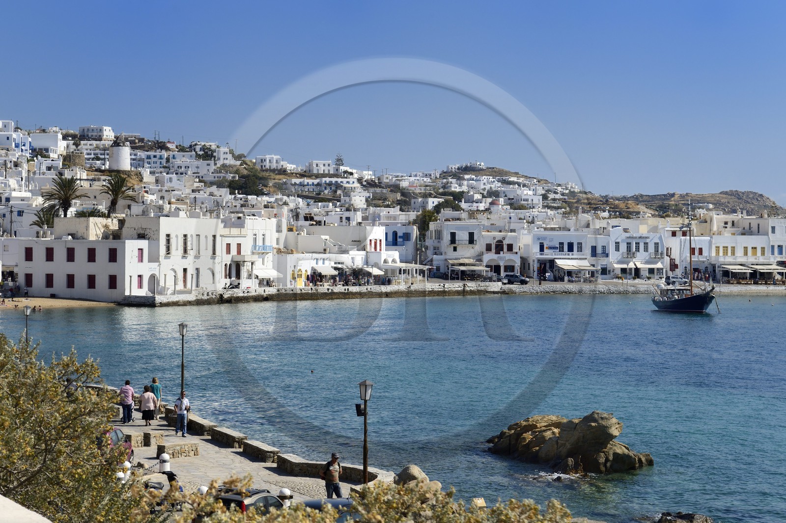 Greece, Cyclades islands, Mykonos island, Chora (Mykonos town), the old harbour