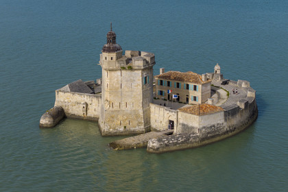 France, Charente-Maritime (17), Bourcefranc-le-Chapus, Fort Louvois aussi appellé Fort du Chapus (vue aérienne)