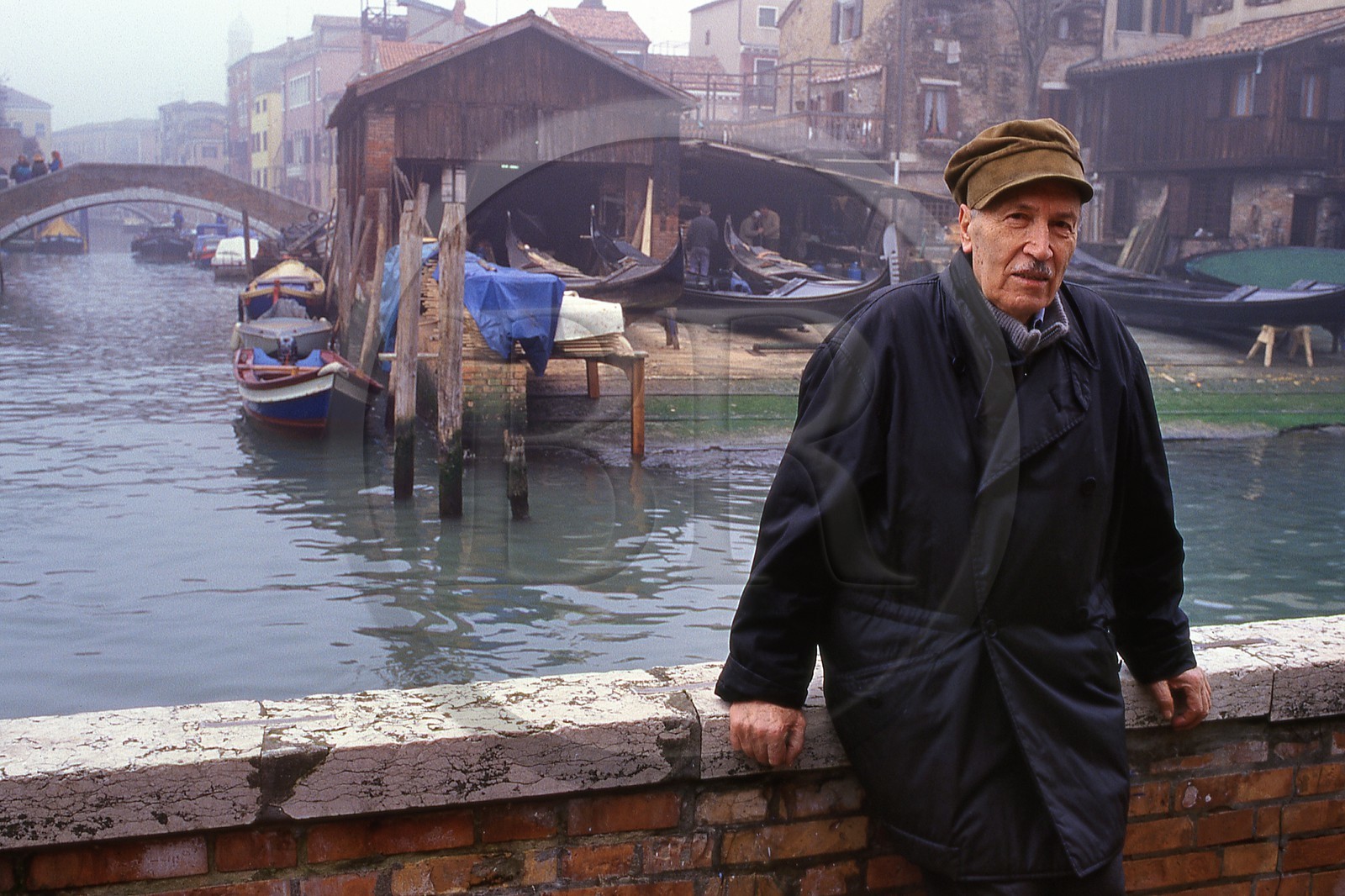 Italy, Veneto, Venice, the painter Zoran Music
