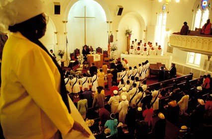 United States, New York City, Manhattan, Harlem, Gospel at Saint Luke