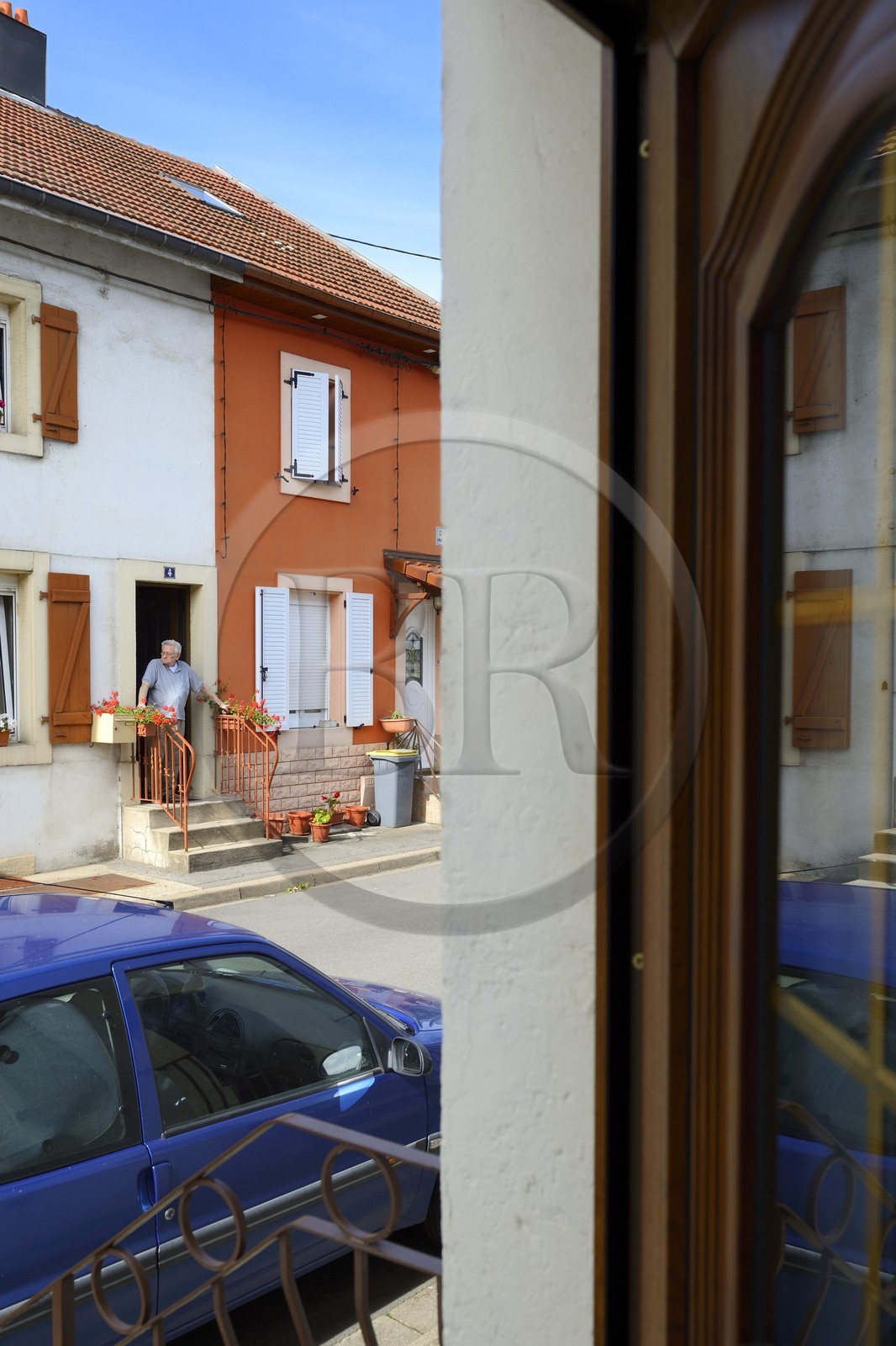 France, Moselle (57), Vallée de la Fensch, la rue des Alliés dans la cité ouvrière de Knutange