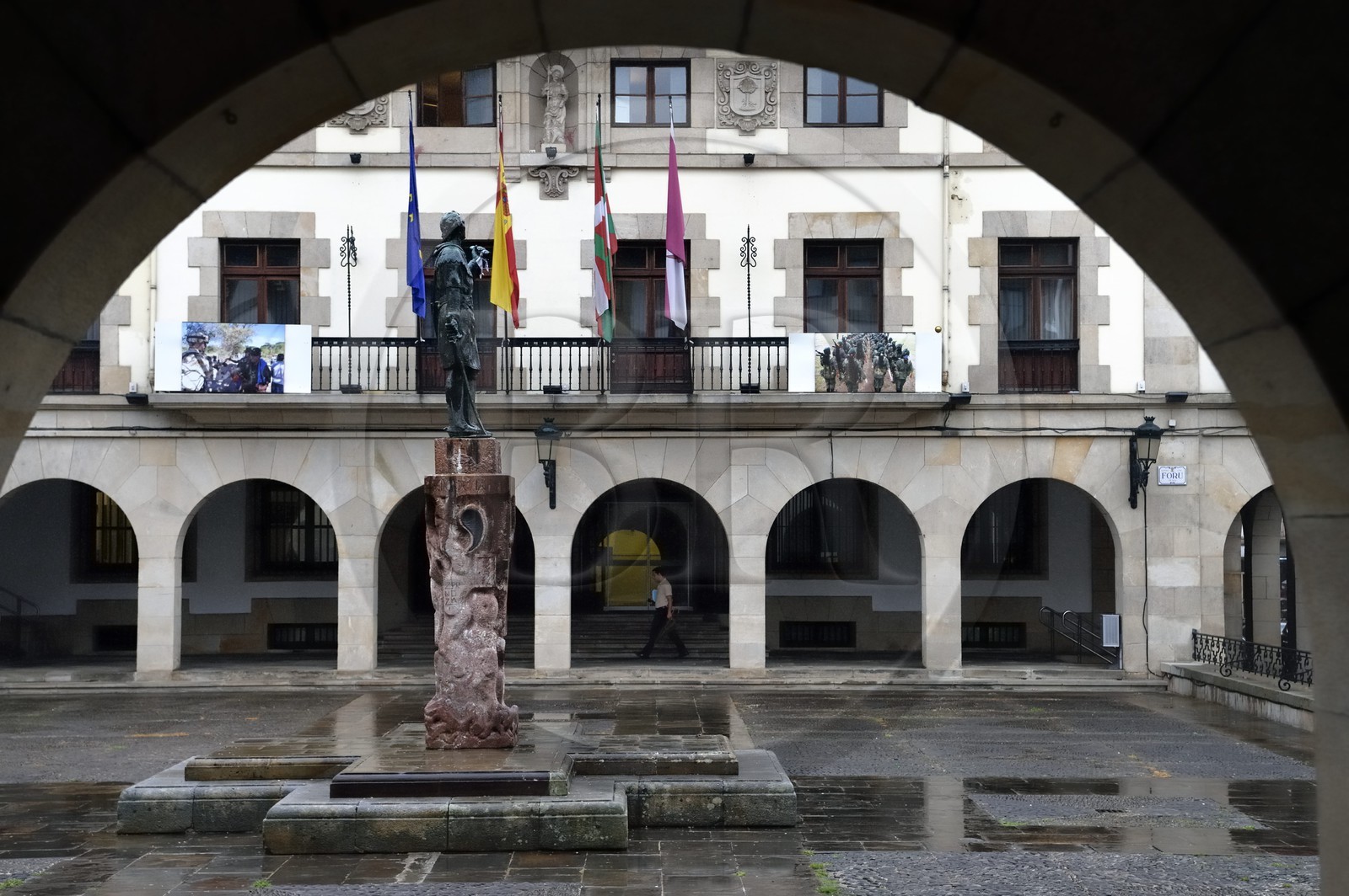 Espagne, Pays basque espagnol, Biscaye, Gernika-Lumo, l'Hotel de Ville