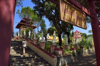 France, Var, Frejus, former Gallieni military camp, Hông Hiên Tu pagoda, a Buddhist temple built in 1917 by Indochinese french soldiers
