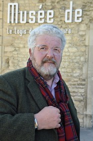 France, Calvados, Caen, the ducal castle of William the Conqueror, Jean-Marie Levesque, Curator of the Normandy Museum