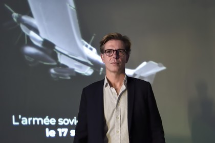 France, Calvados, Caen, the Peace Memorial, Franck Moulin, Deputy Director of the Memorial