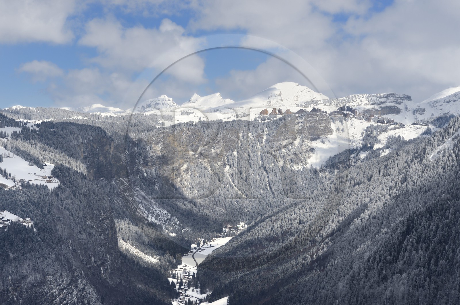 France, Haute Savoie, Avoriaz on the heights of Morzine