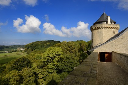 France, Moselle, Manderen, Malbrouck castle