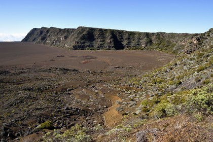 France, Ile de la Reunion, Parc National de la Réunion classé Patrimoine Mondial de l'UNESCO, volcan du Piton de la Fournaise, la Plaine des Sables