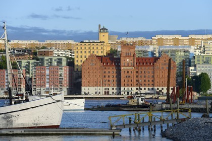 Suède, Stockholm, quartier de Saltsjöqvarn, l'Elite Hotel Marina Tower
