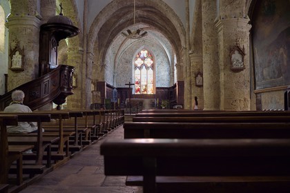 France, Var, Provence Verte, Barjols, Notre Dame de l'Assomption church