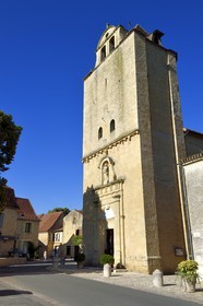 France, Dordogne, Perigord Noir, Tremolat, St. Nicolas church