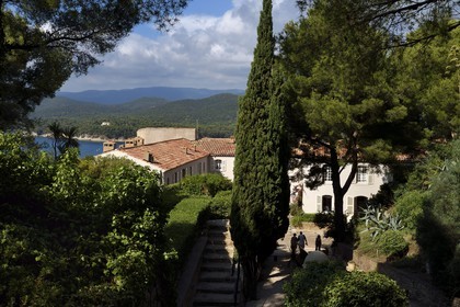 France, Var, Bormes les Mimosas, Brégancon Fort, official residence of the President of the Republic
