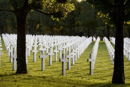 France, Meuse, Romagne-sous-Montfaucon, the World War I Meuse-Argonne American Cemetery and Memorial, the cemetery contains the largest number of American military dead in Europe (14246)