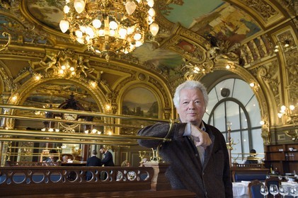 France, Paris (75), gare de Lyon, restaurant Le Train bleu, Gilles Pudlowski