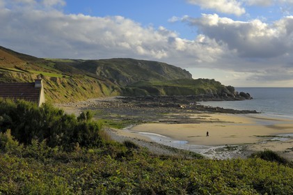 France, Manche, Cap de la Hague, Ecalgrain Bay
