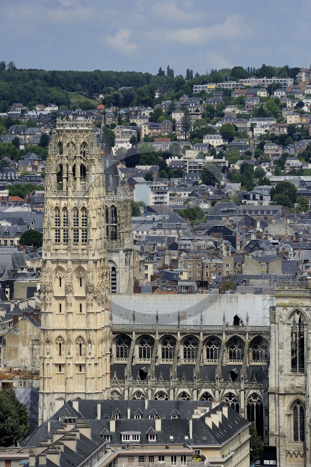 France, Seine-Maritime (76), Rouen, cathédrale Notre-Dame de Rouen, la Tour de Beurre