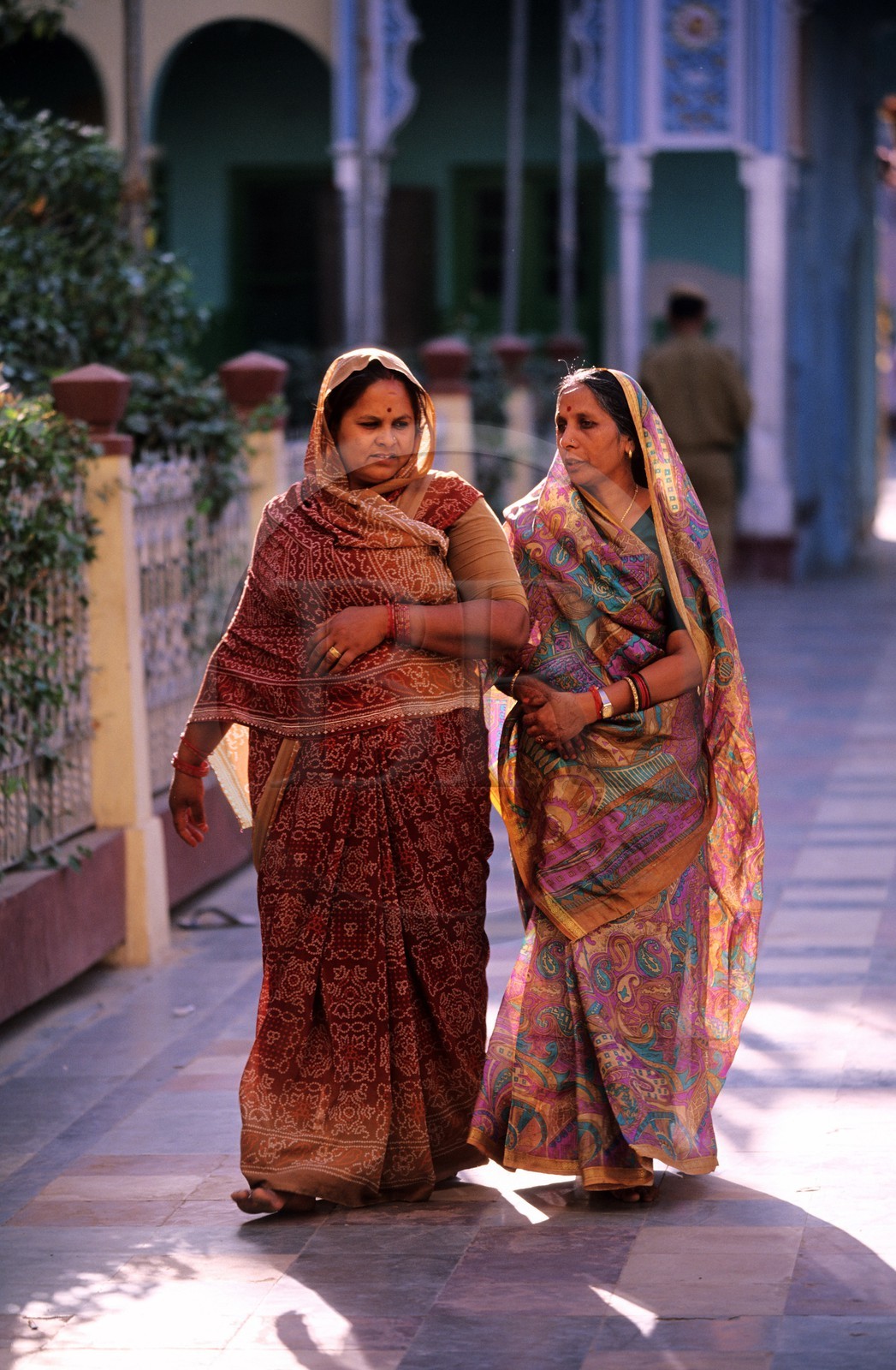 Inde, état du Rajasthan, ville de Jhunjhunu, pèlerins dans le temple de Rani Sati