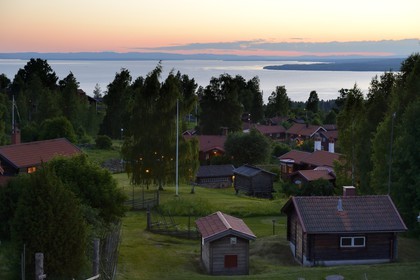 Sweden, Dalarna County, Leksand area, Tällberg on the shore of Lake Siljan