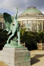 Belgique, Bruxelles, le Botanique, lieu de spectacles et d'expositions