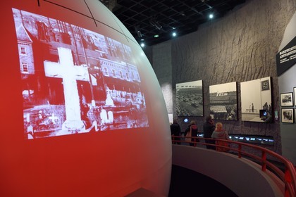 France, Calvados, Caen, the Peace Memorial