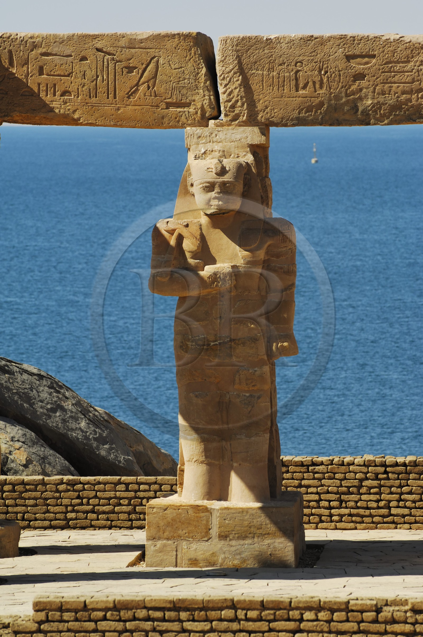 Egypte, Haute Egypte, Nubie, Lac Nasser, temple de Kalabsha