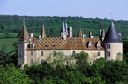 France, Côte-d'Or (21), château de La Rochepot