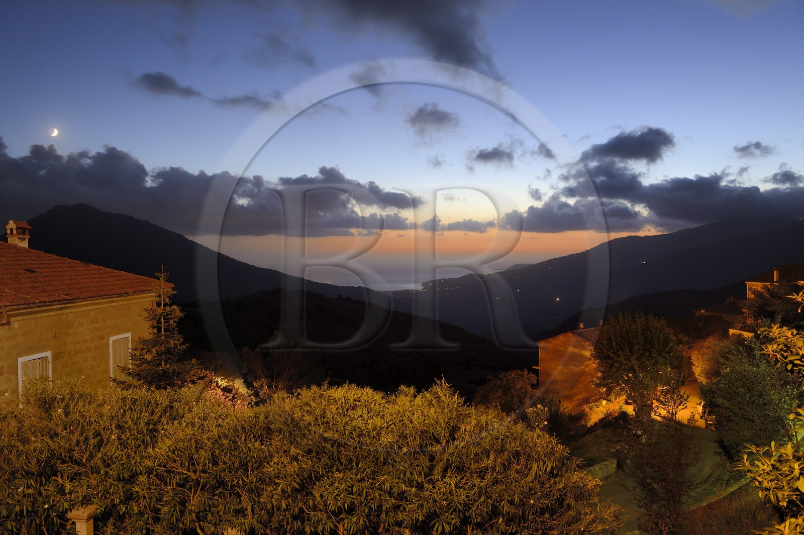 France, Corse-du-Sud (2A), région de Sartène, village de Fozzano France, Corse-du-Sud (2A), région de Sartène, village de Fozzano