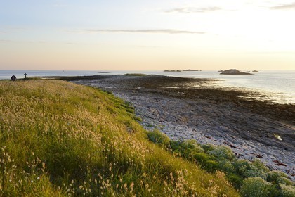 France, Finistere, La Foret Fouesnant, Glenan islands, St Nicolas Island, the west beach
