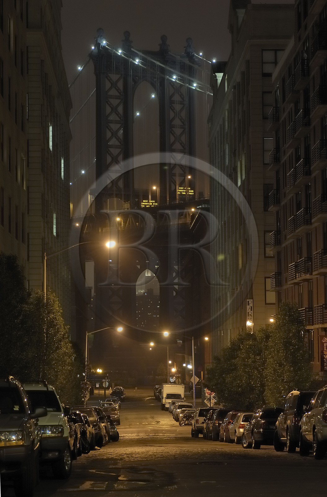 Etats-Unis, New York, Manhattan, quartier Dumbo, le pont de Manhattan