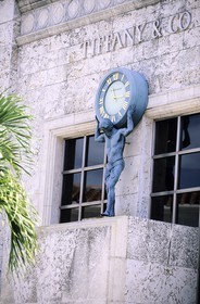 Etats-Unis, Floride, Palm Beach, Tiffany, une des boutiques chic de Worth Avenue