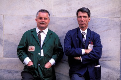 Etats-Unis, New York, Lower Manhattan, Financial district, Courtiers du New York Stock Exchange