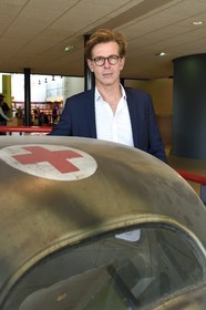 France, Calvados, Caen, the Peace Memorial, Franck Moulin, Deputy Director of the Memorial