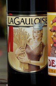 Belgium, Wallonia, province of Namur, City of Purnode, brewery of Bocq, beer bottle the gauloise