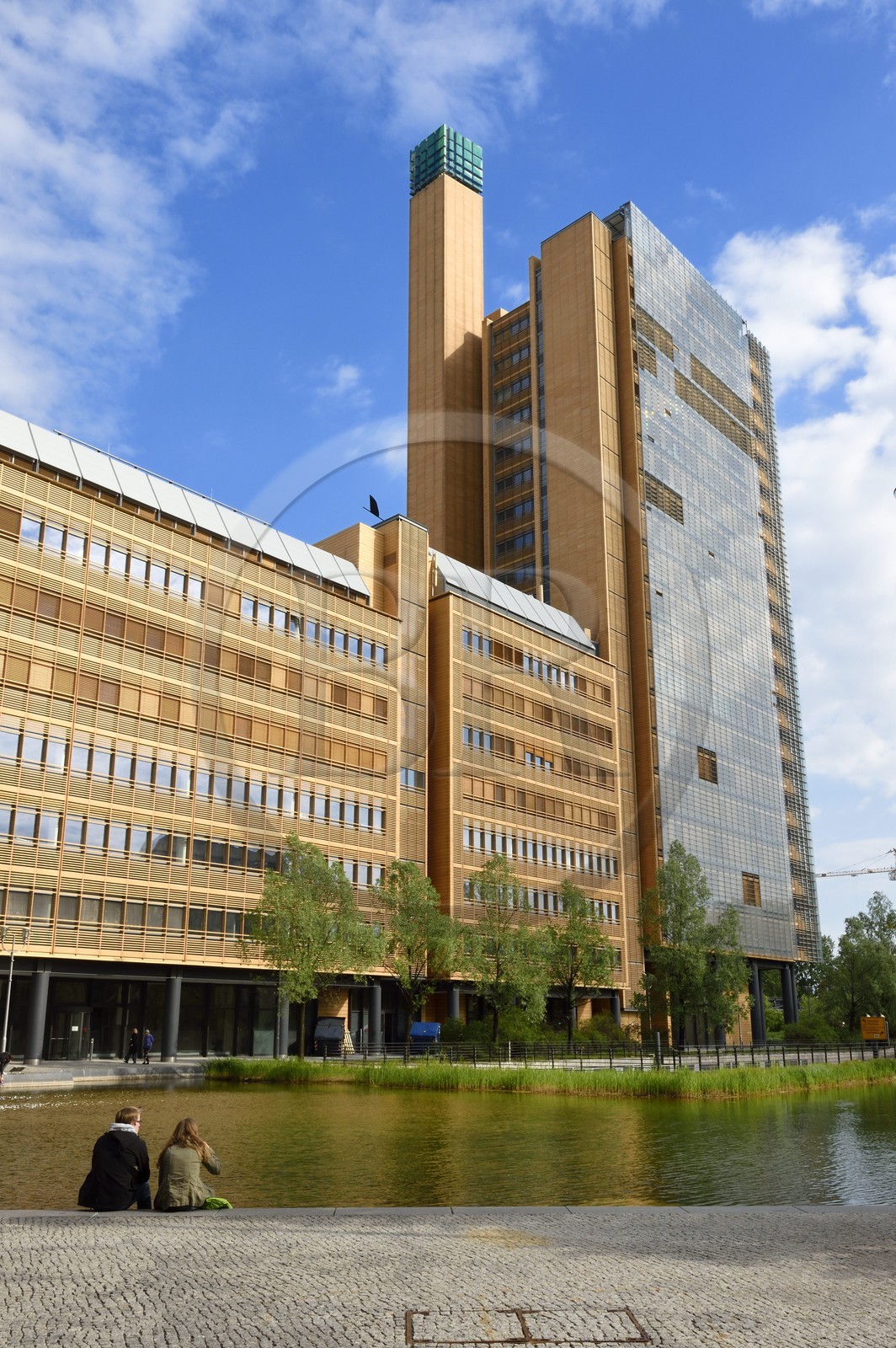 Allemagne, Berlin, Marlene Dietrich Platz, le palais Debis de l'architecte Renzo Piano Allemagne, Berlin, Marlene Dietrich Platz, le palais Debis de l'architecte Renzo Piano