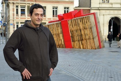 France, Meurthe-et-Moselle, Nancy, place du colonel Driant, the Gift from Heaven of the art cabinetmaker and co-founder of L'Atelier 1954 Bastien Ruhland