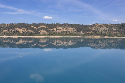 France, Var, Parc Naturel Regional du Verdon, Les Salles sur Verdon, Lake St Croix