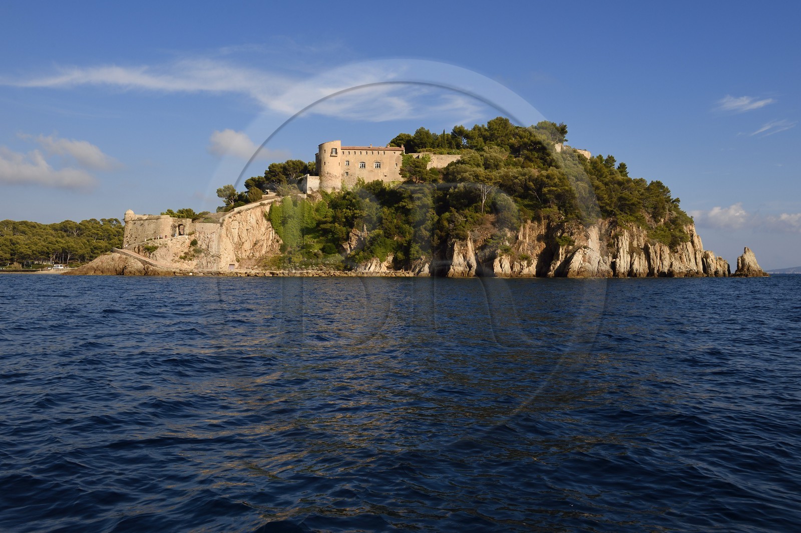 France, Var (83), Bormes les Mimosas, Fort de Brégançon, résidence officielle du président de la République